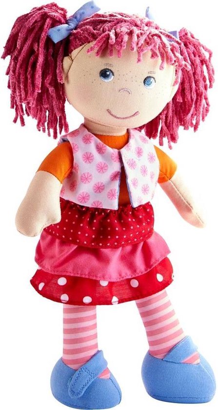 HABA Knuffelpop Lilli-lou Roze/ 30 Cm - Rojo