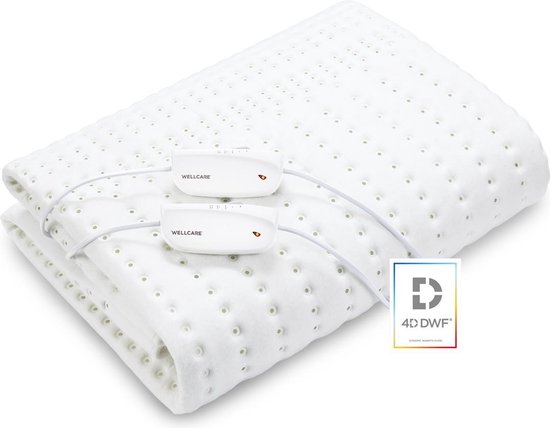 Wellcare 4d Dwf Elektrische Deken Eco 2-p - Wit
