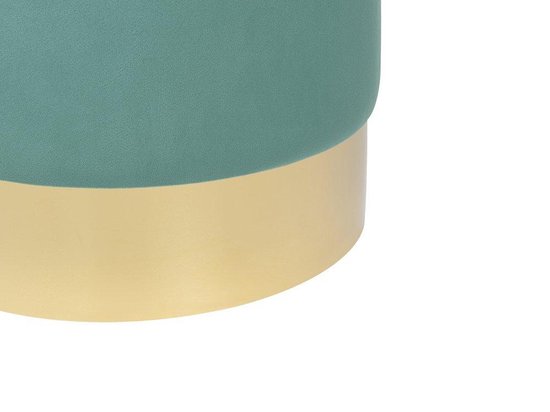 Beliani Sophia Poef Fluweel 39 X 39 Cm - Groen