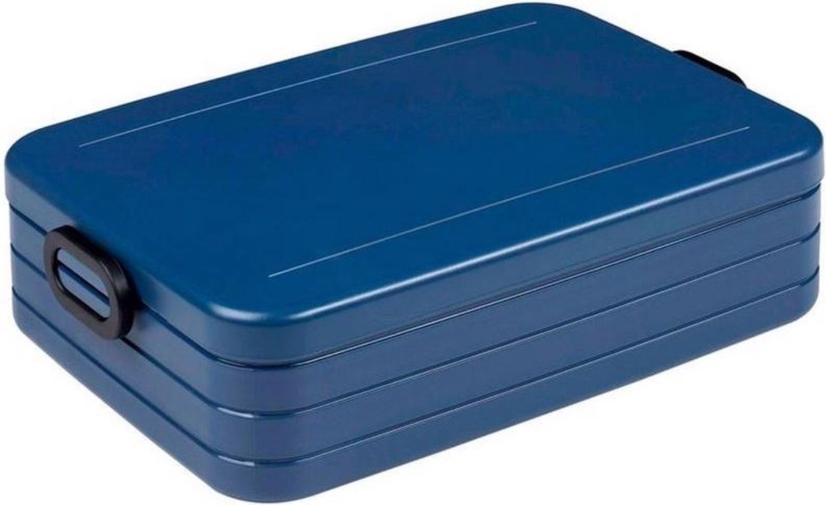 Mepal Lunchbox Bento Large 17 X 25,5 X 6,5 Cm Donker - Blauw