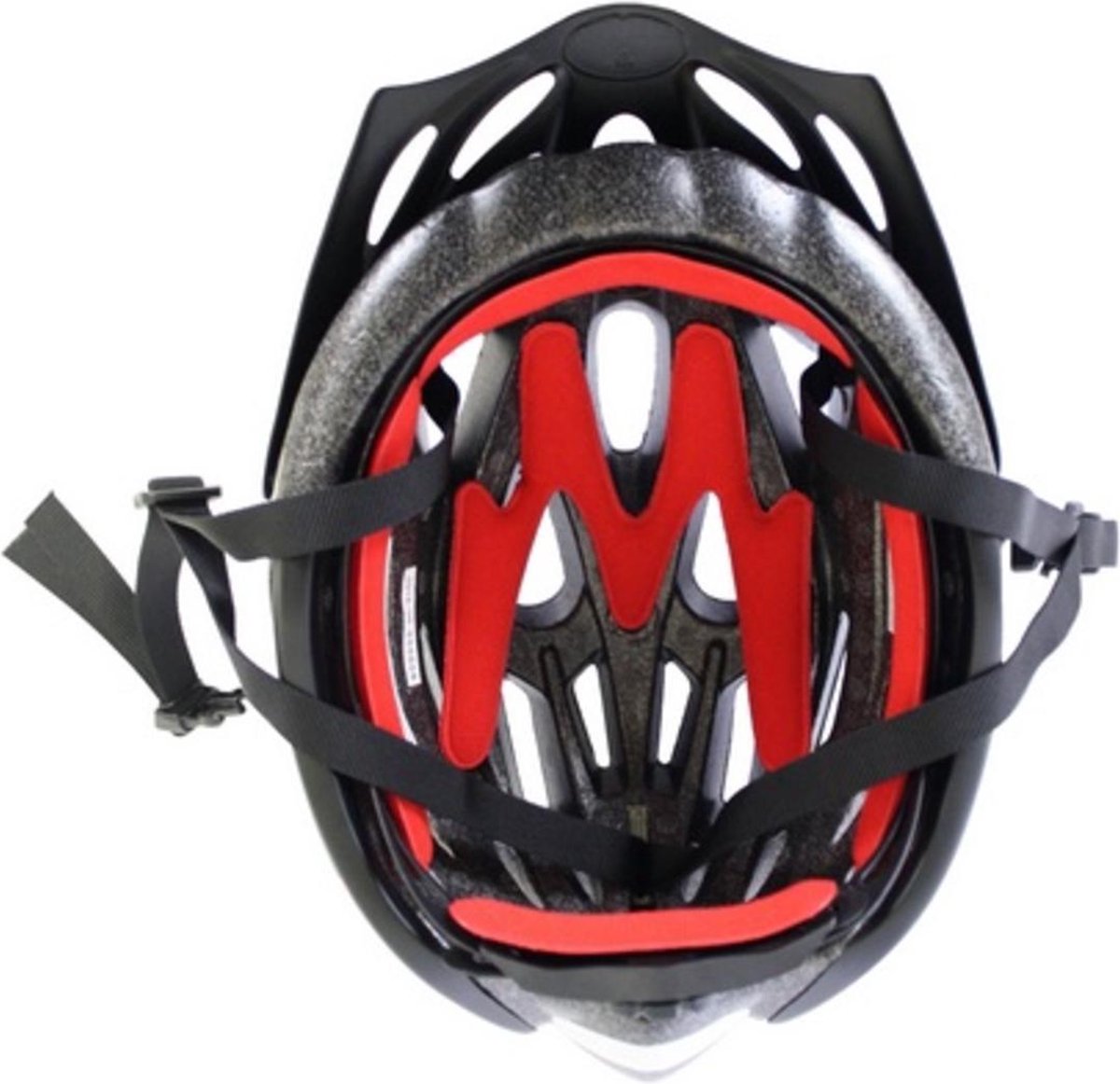 Cycle Tech Fietshelm Fuse Unisex Mat/rood - Zwart