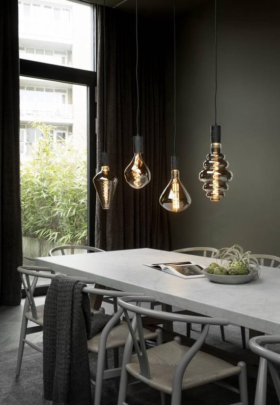 Calex LED E27 6W Splash 27 cm XXL Organic Lichtbron - Grijs