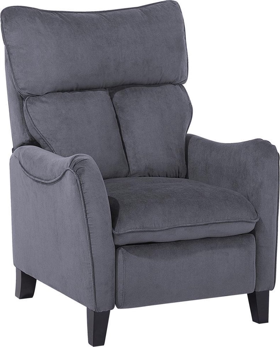 Beliani Royston Fauteuil Polyester 73 X 68 Cm - Grijs