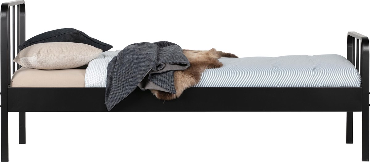 Woood Mees Bed 90 x 200 cm - Zwart