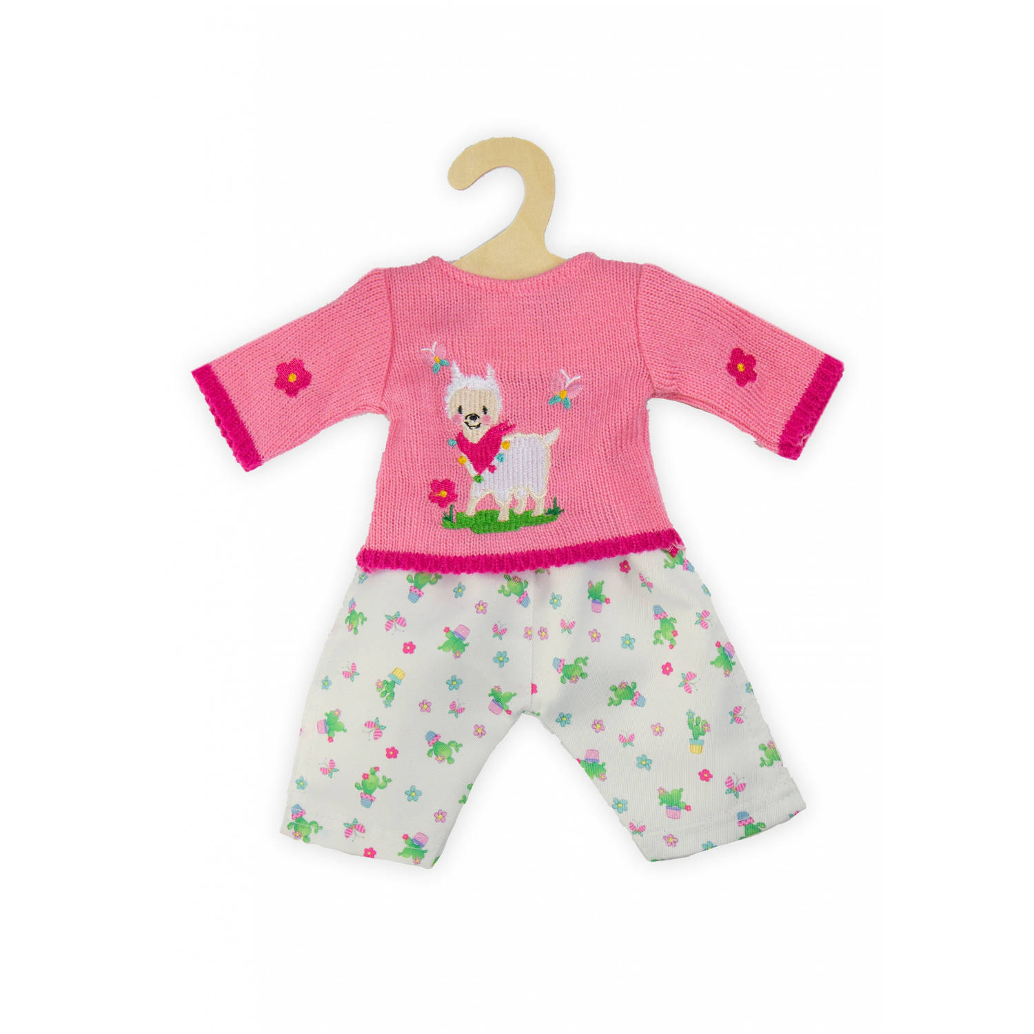 Heless Poppenkleding ""Alpaca Oscar"" 28-35 Cm - Roze