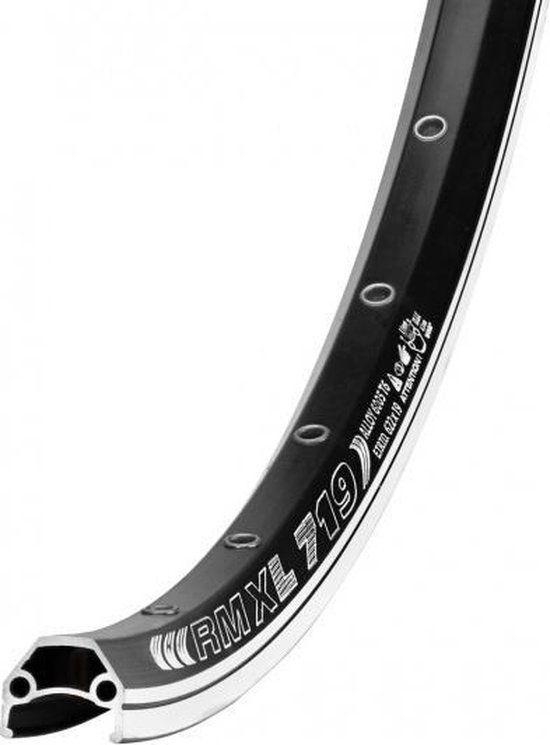 Remerx Velg L-719 Dragon 28 Inch Aluminium 32g - Zwart