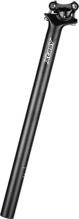 Xtasy Zadelpen Vast 31,6 X 400 Mm Aluminium - Zwart