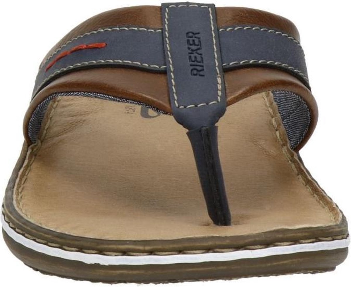 Rieker - Heren Slippers - Blauw