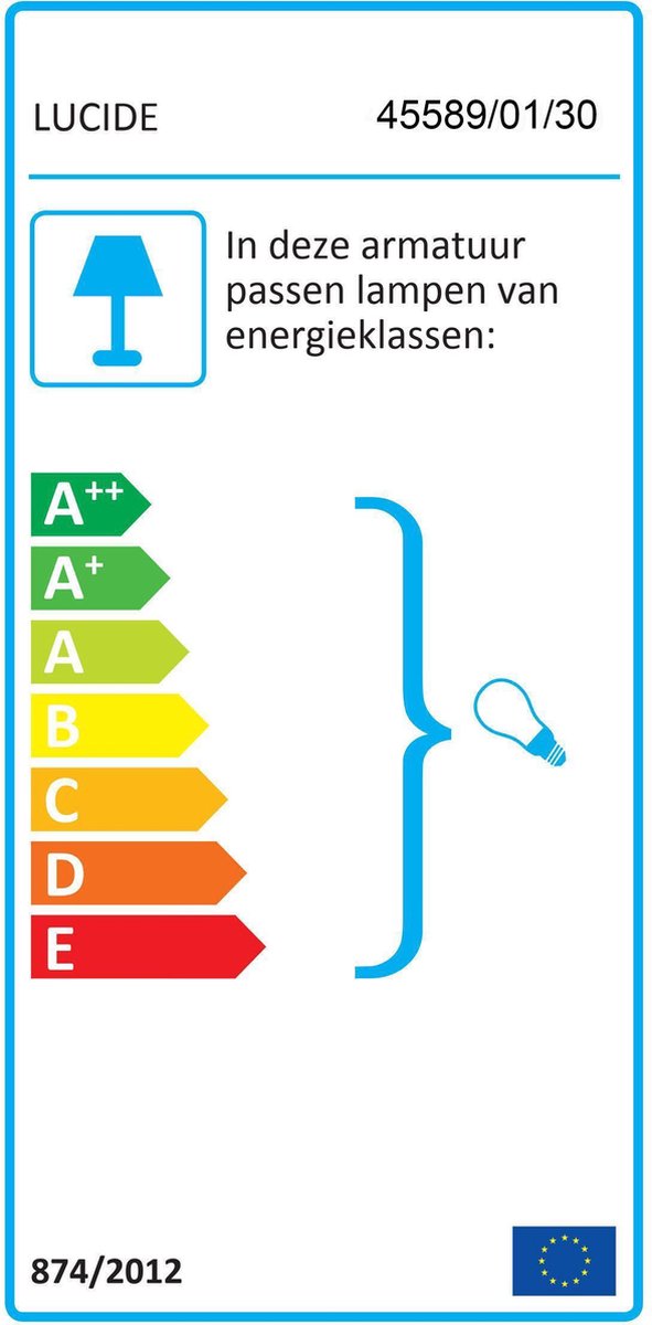 Lucide Suzy Tafellamp - Zwart