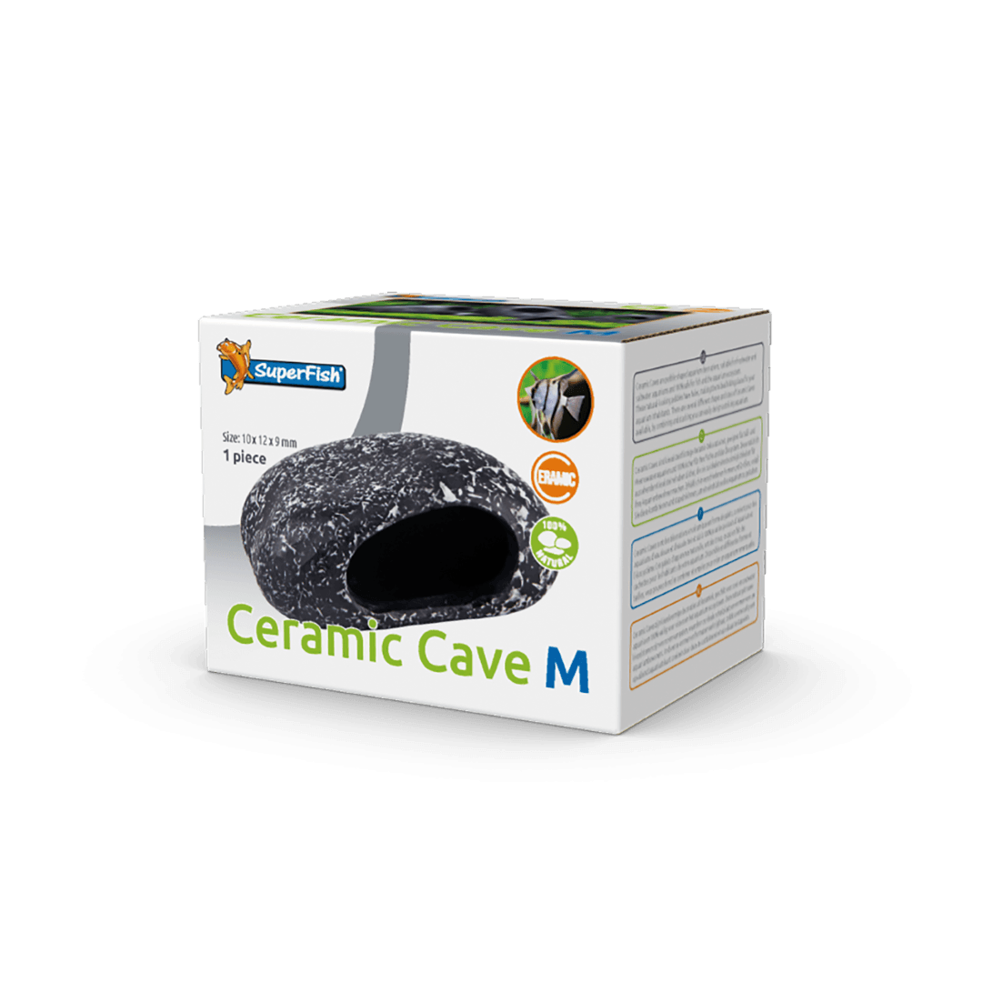 Superfish Ceramic Cave M - Aquarium - Ornament - 10x12x9 cm