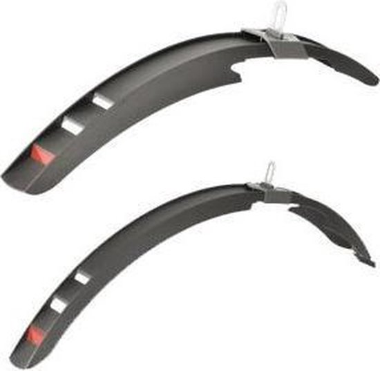 Polisport Spatbord Set Mississipi Junior Kunststof 20-24 Inch - Zwart