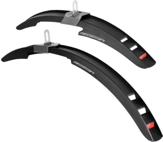 Polisport Spatbord Set Mississipi Junior Kunststof 20-24 Inch - Zwart