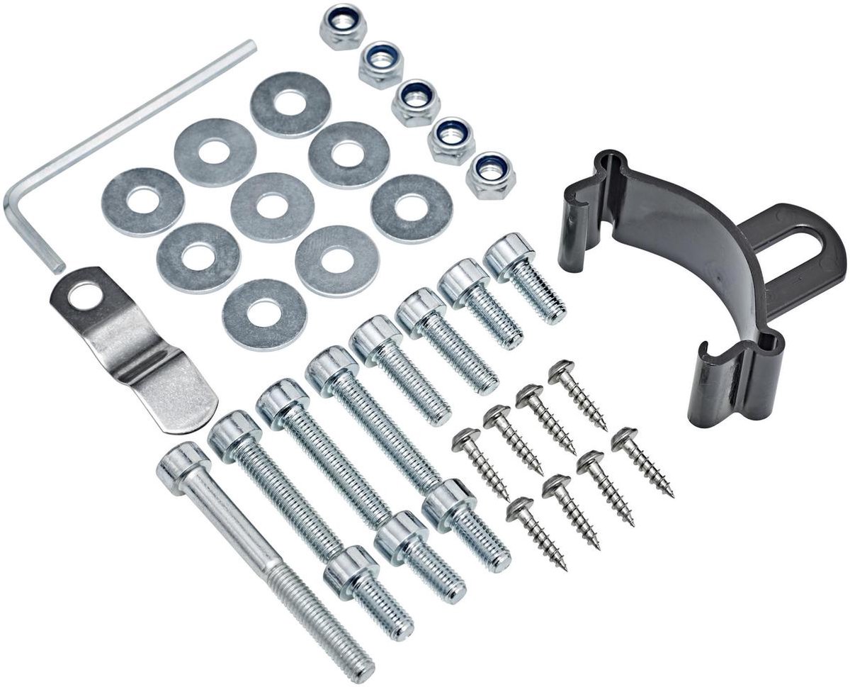 SKS Spatbordenset Bluemels Kunststof 28 Inch X 45 Mm Zilver - Silver