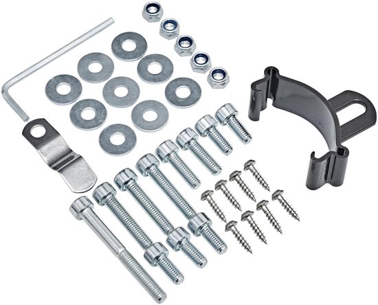 SKS Spatbordenset Bluemels Kunststof 28 Inch X 45 Mm Zilver - Silver