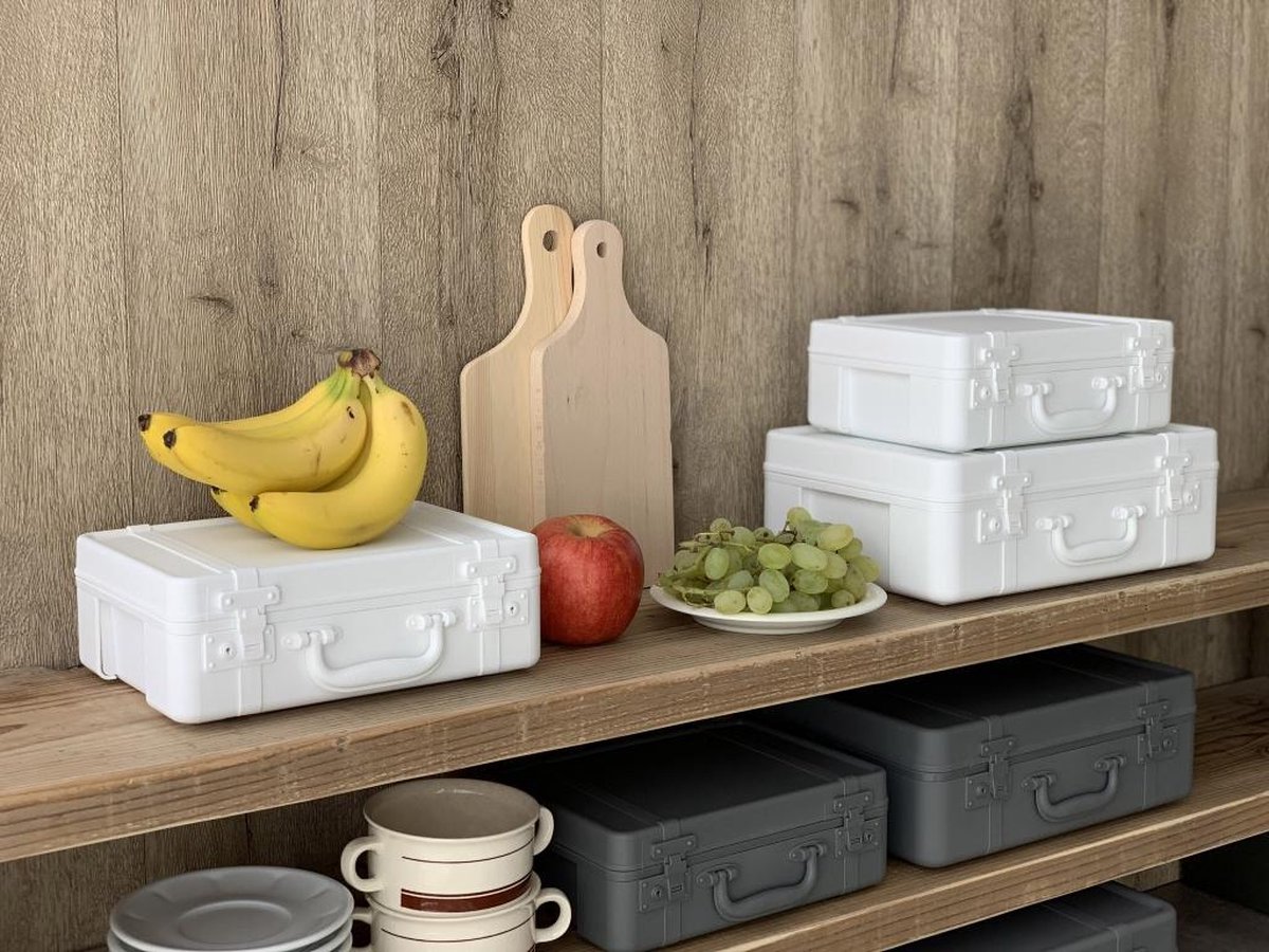 Hachiman Trunk Story Opbergkoffer - S - Wit