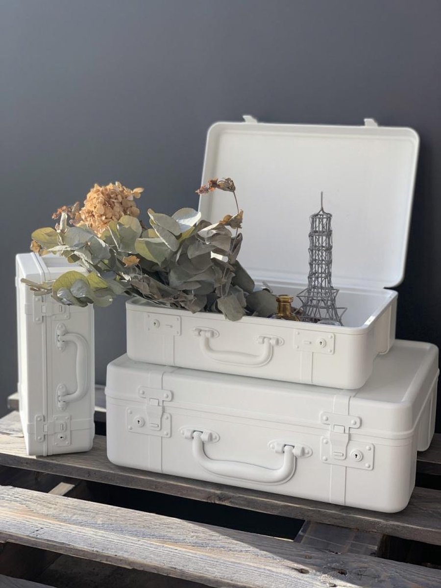 Hachiman Trunk Story Opbergkoffer - S - Wit