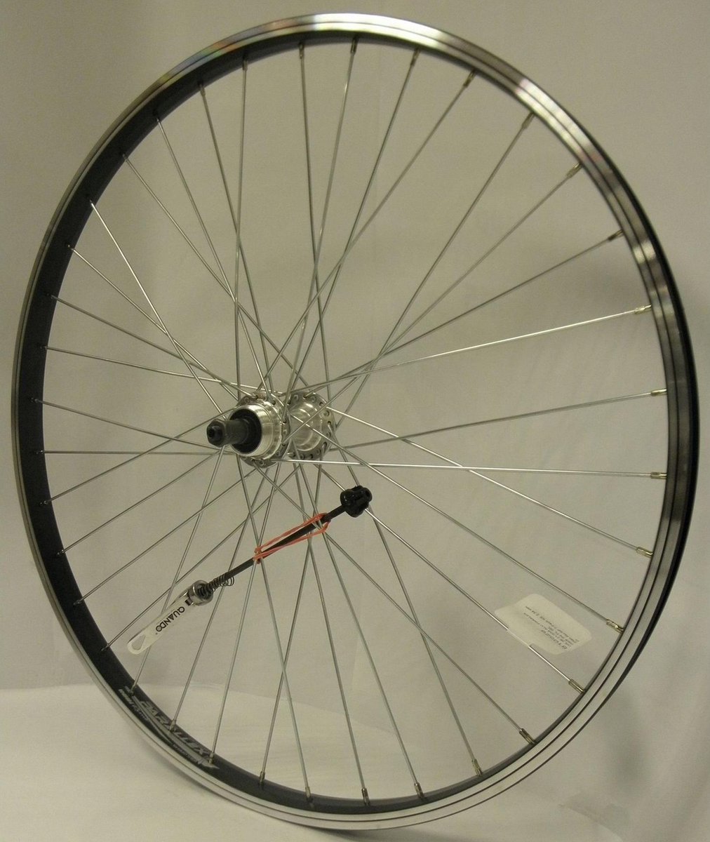 Rodi Achterwiel Parallex 26 X 1.90 Velgrem Aluminium 36s - Zwart