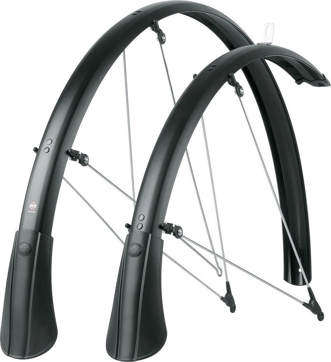 SKS Spatborden Set Bluemels Kunststof 28 Inch X45 Mm - Zwart