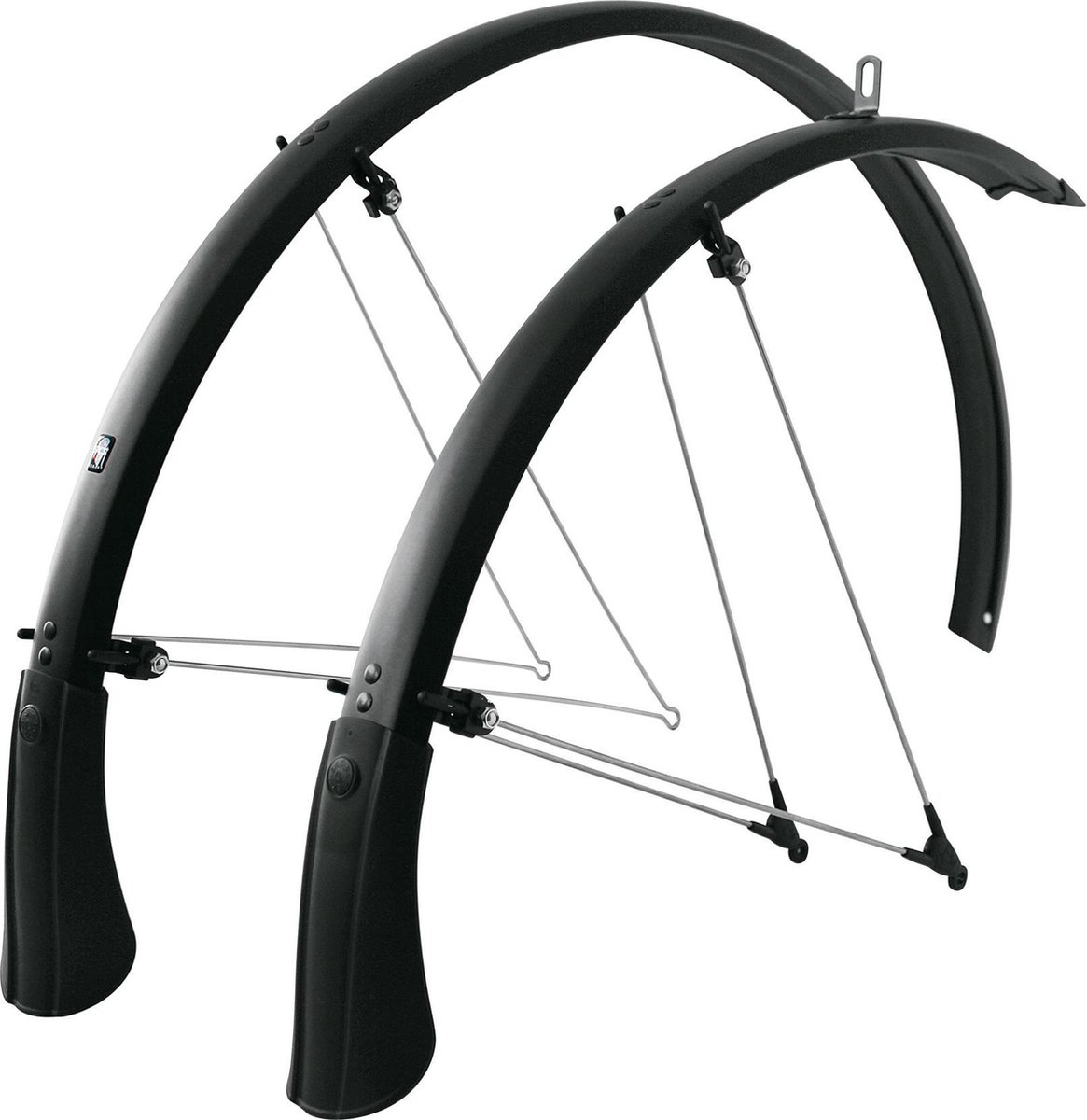 SKS Spatborden Set Bluemels Kunststof 28 Inch X45 Mm - Zwart