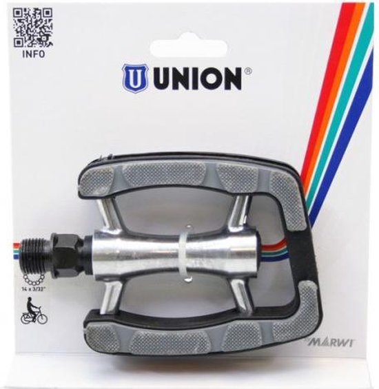 Union Platformpedaal Stadsfiets Sp-823 9/16 Inch Set - Zwart
