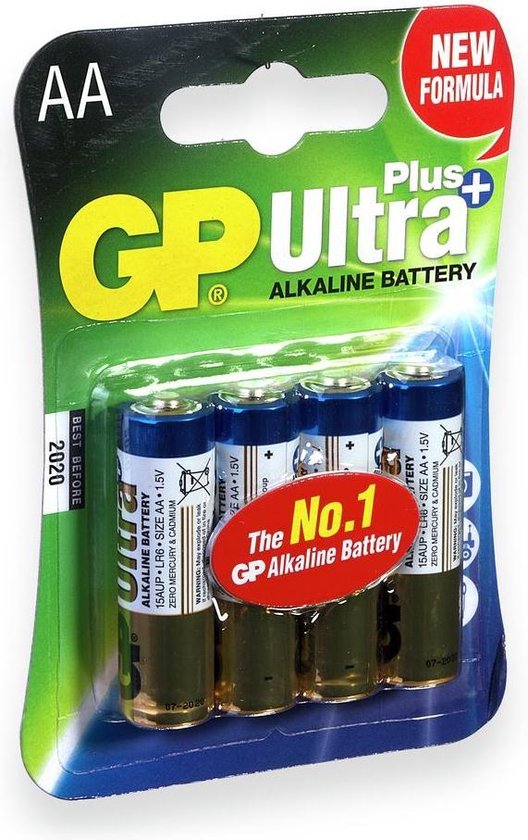 GP Ultra Plus Alkaline Aa Batterijen