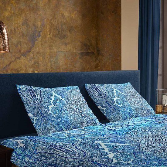 Zouzou Zou Zou Dekbedovertrek Janina-200x200/220 - Blauw