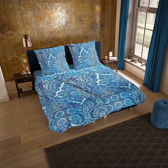 Zouzou Zou Zou Dekbedovertrek Janina-200x200/220 - Blauw