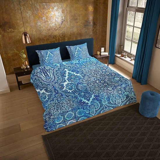 Zouzou Zou Zou Dekbedovertrek Janina-200x200/220 - Blauw