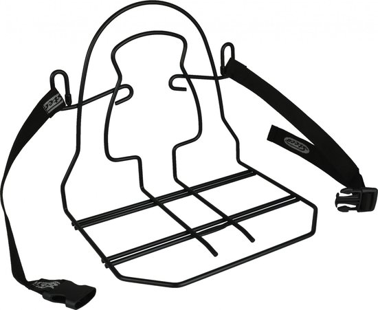 TOM Bagagedragerverbreder Monkey-mee Staal 31 Cm - Zwart