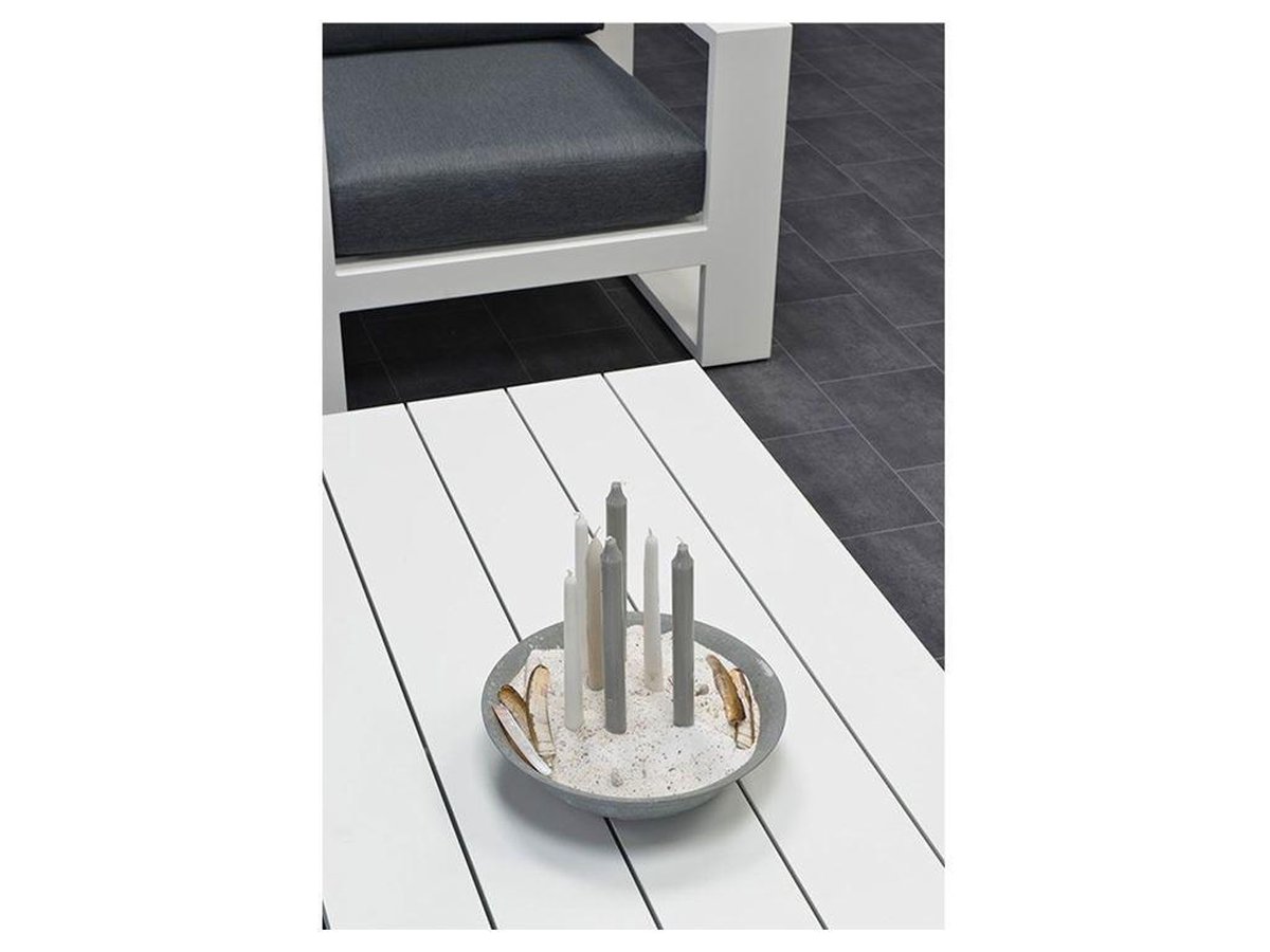 Garden Impressions Plaza Lounge Tuintafe - Wit