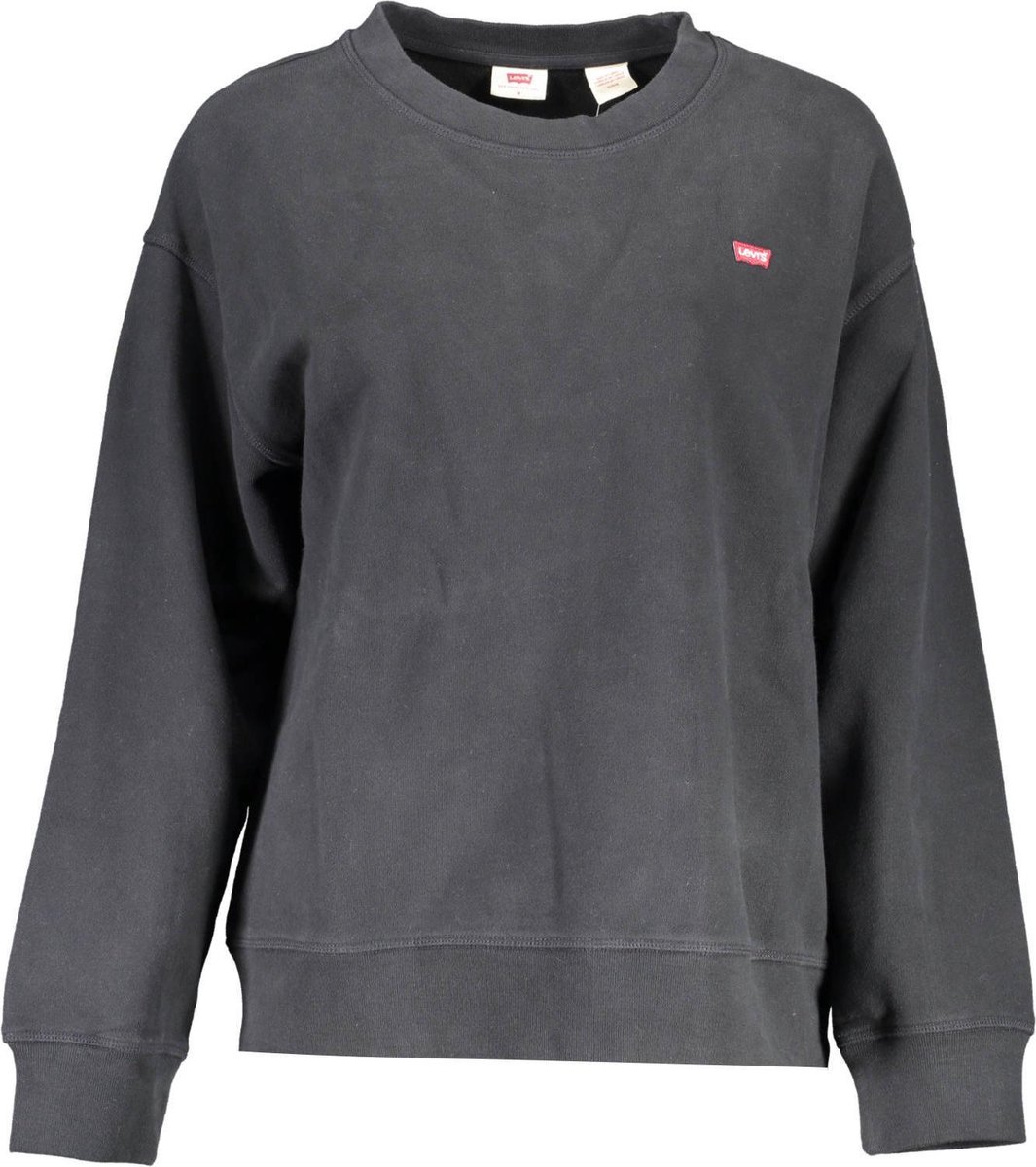 Levi's - Sweatshirt met ronde hals in zwart