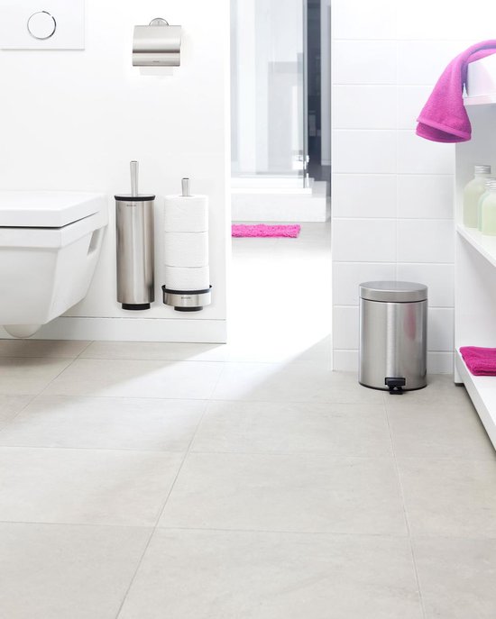 Brabantia RVS Toiletrol Dispenser mat - Silver