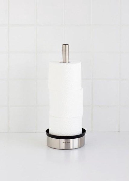 Brabantia RVS Toiletrol Dispenser mat - Silver