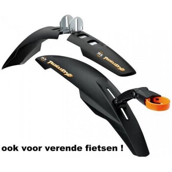 SKS Spatborden Set Rowdy Kunststof 20-24 Inch - Zwart