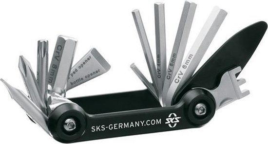 SKS Multitool 14 Functies 72 Mm Zwart/zilver - Silver