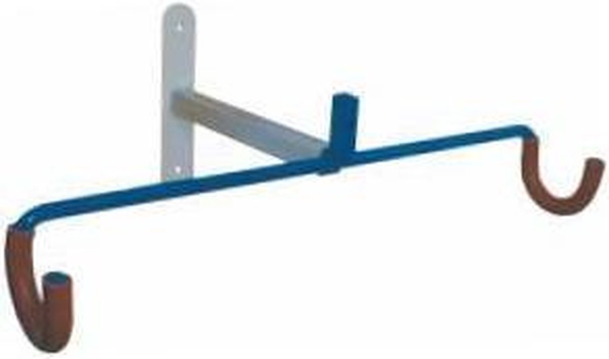 Cyclus Fietsbeugel Voor Aan De Muur Staal/blauw - Wit