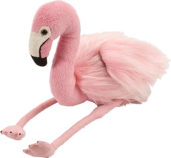Wild Republic Pluche Flamingo - 30 Cm - Roze