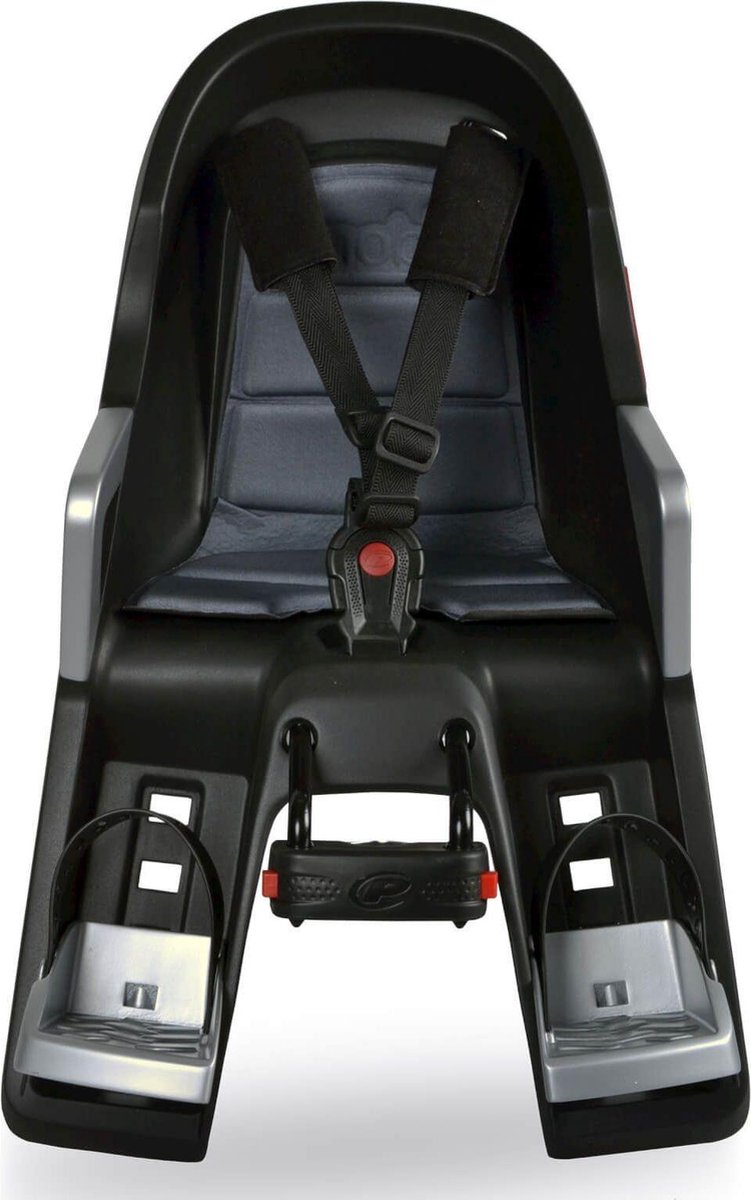 Polisport Guppy Fietszitje Voor - Zwart