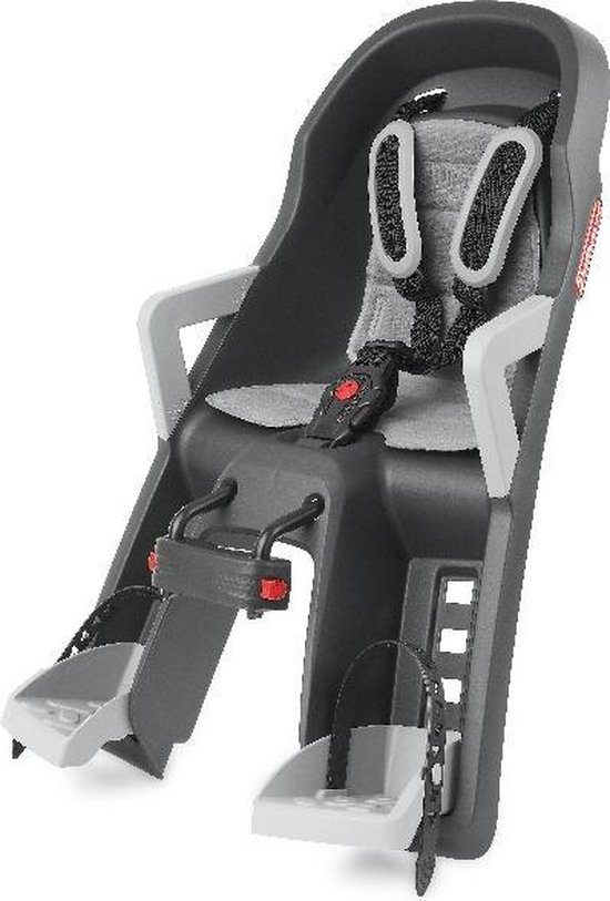 Polisport Guppy Fietszitje Voor - Zwart