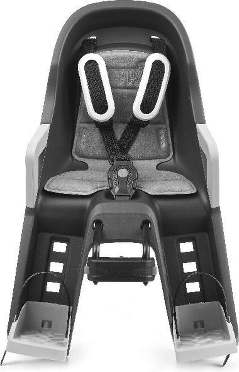 Polisport Guppy Fietszitje Voor - Zwart