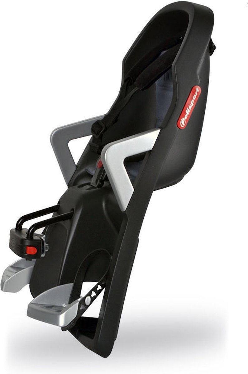 Polisport Guppy Fietszitje Voor - Zwart