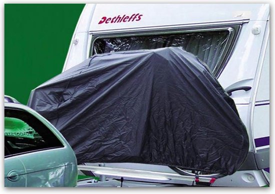 PROPLUS Fietshoes Xl Voor 2 Fietsen Op Dissel Polyester Donker - Grijs