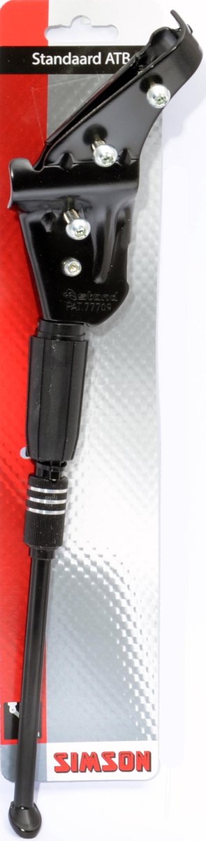 Simson Standaard Enkel 26/28 Inch Aluminium - Zwart