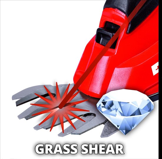 Einhell Accu Gras-/buxusschaar Ge-cg 18v Li Solo - Rood