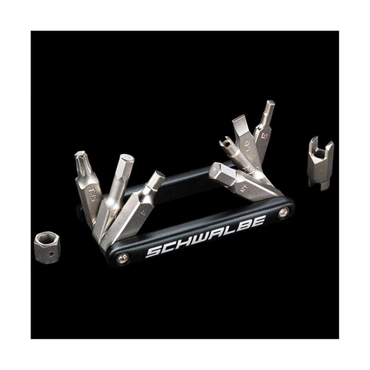 Schwalbe Multitool 9 Functies 9,5 Cm Zwart/zilver - Silver