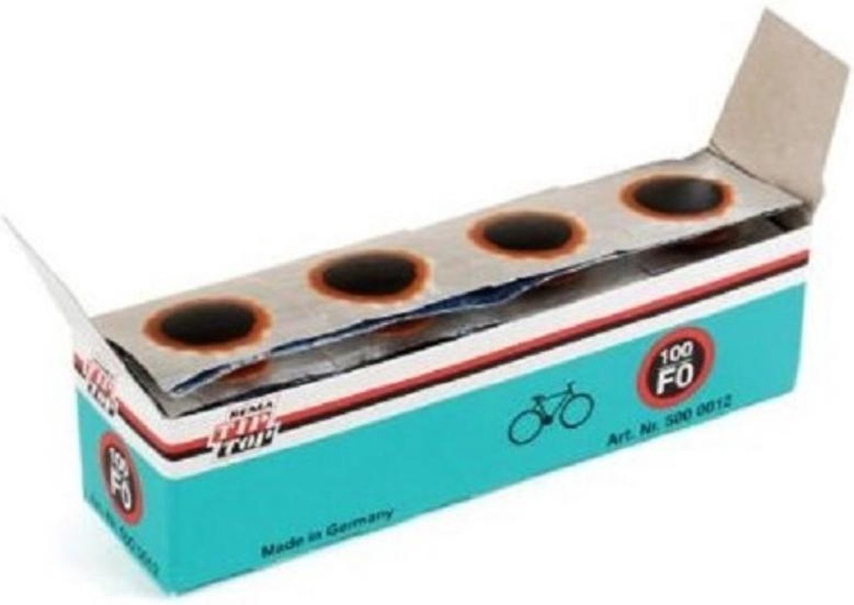 Rema Tip Top Reparatiepleister Fietsband F0 14 Mm 100 Stuks - Oranje