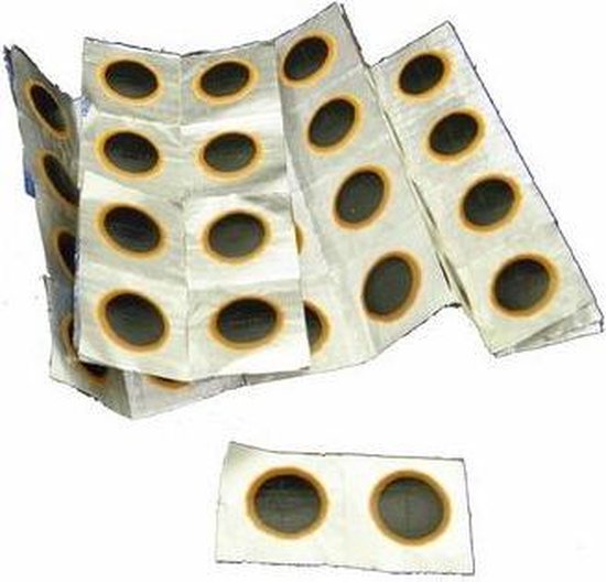 Rema Tip Top Reparatiepleister Fietsband F0 14 Mm 100 Stuks - Oranje