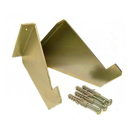 Twinny Load Muursteunen Voor Fietsendrager Zilver 2 Stuks - Silver