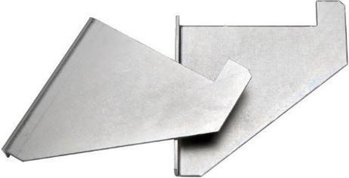 Twinny Load Muursteunen Voor Fietsendrager Zilver 2 Stuks - Silver