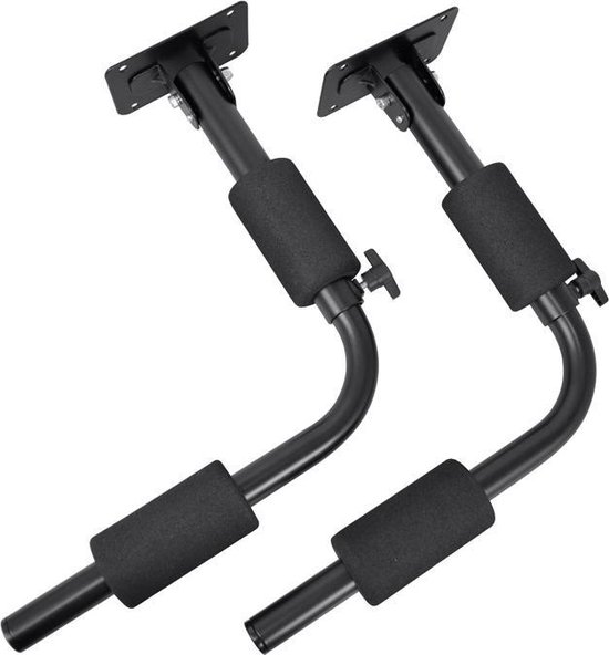 Twinny Load Muurbeugels Dakkoffer 2 Stuks - Zwart